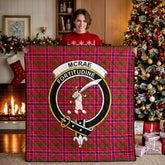 McRae Modern Tartan Crest Quilt
