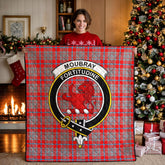 Moubray Tartan Crest Quilt