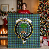 Mowat Ancient Tartan Crest Quilt