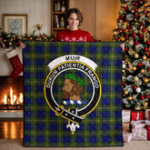 Muir Tartan Crest Quilt