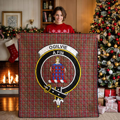 Ogilvie Tartan Crest Quilt