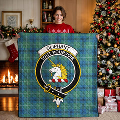 Oliphant Ancient Tartan Crest Quilt