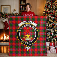 Rattray Modern Tartan Crest Quilt