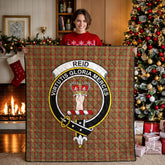 Reid Ancient Tartan Crest Quilt