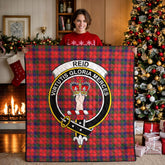 Reid Modern Tartan Crest Quilt