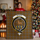 Scott Brown Modern Tartan Crest Quilt