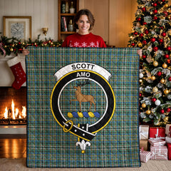Scott Green Ancient Tartan Crest Quilt