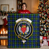 Smith Modern Tartan Crest Quilt