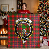 Somerville Tartan Crest Quilt
