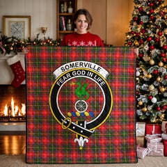 Somerville Tartan Crest Quilt