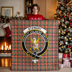 Stewart Royal Ancient Tartan Crest Quilt