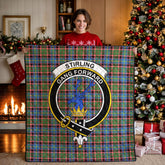 Stirling (of Cadder-Present Chief) Tartan Crest Quilt