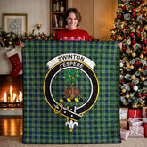 Swinton Tartan Crest Quilt