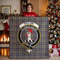 Taylor Weathered Tartan Crest Quilt