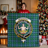 Urquhart Ancient Tartan Crest Quilt