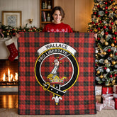 Wallace Weathered Tartan Crest Quilt
