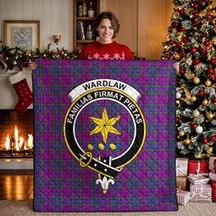 Wardlaw Modern Tartan Crest Quilt