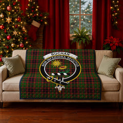 Buchan Modern Tartan Crest Quilt