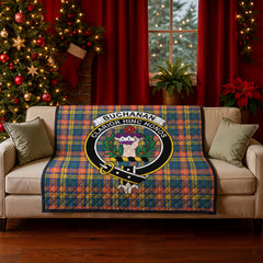 Buchanan Ancient Tartan Crest Quilt