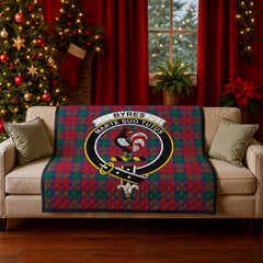 Byres Tartan Crest Quilt
