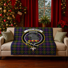 Chalmers Tartan Crest Quilt