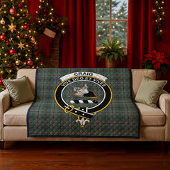 Craig Tartan Crest Quilt