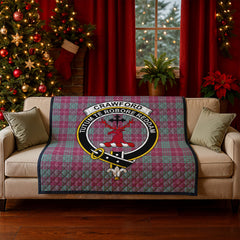 Crawford Ancient Tartan Crest Quilt