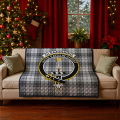 Glendinning Tartan Crest Quilt