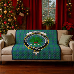 Irvine Ancient Tartan Crest Quilt