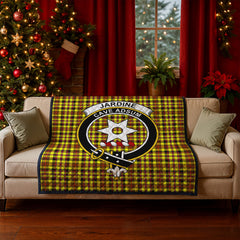 Jardine Tartan Crest Quilt