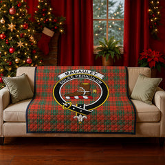 MacAulay Ancient Tartan Crest Quilt