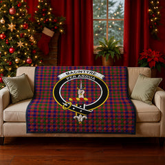 MacIntyre Modern Tartan Crest Quilt