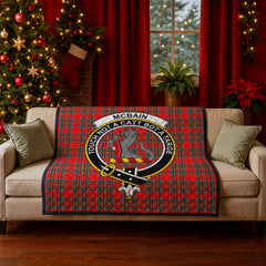 McBain Tartan Crest Quilt
