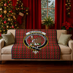 McKinnon Modern Tartan Crest Quilt