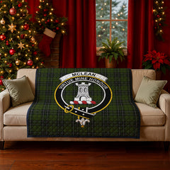 McLean Hunting Tartan Crest Quilt