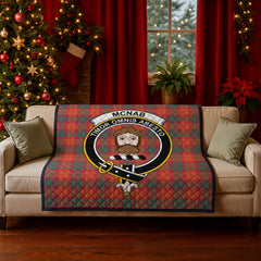 McNab Ancient Tartan Crest Quilt