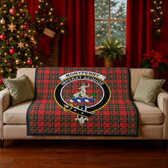 Monypenny Tartan Crest Quilt