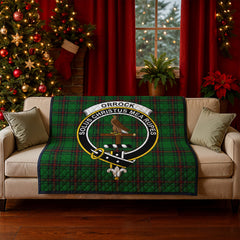 Orrock Tartan Crest Quilt