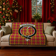 Scrymgeour Tartan Crest Quilt