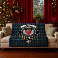 Smith Modern Tartan Crest Quilt