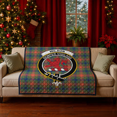 Wilson Ancient Tartan Crest Quilt