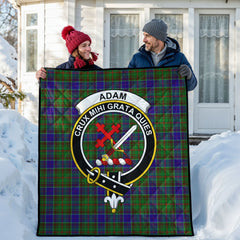 Adam Tartan Crest Quilt