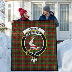 Ainslie Tartan Crest Quilt