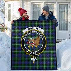 Baillie Modern Tartan Crest Quilt