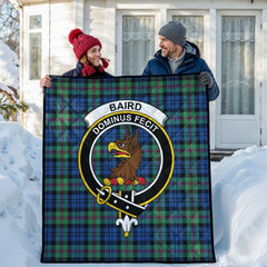 Baird Ancient Tartan Crest Quilt