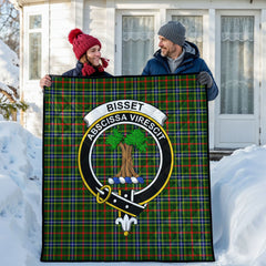 Bisset Tartan Crest Quilt