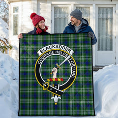 Blackadder Tartan Crest Quilt