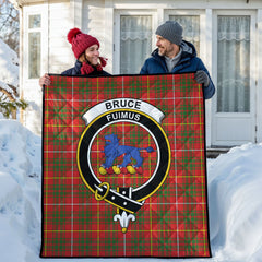 Bruce Modern Tartan Crest Quilt