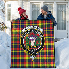 Buchanan Modern Tartan Crest Quilt
