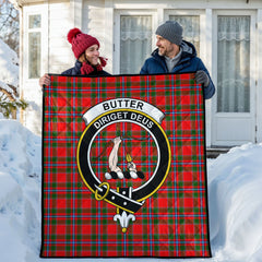 Butter Tartan Crest Quilt